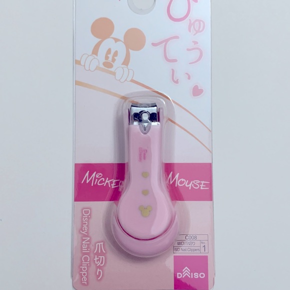 Mickey Mouse Pink Nail Clipper & Tweezer - Picture 2 of 4